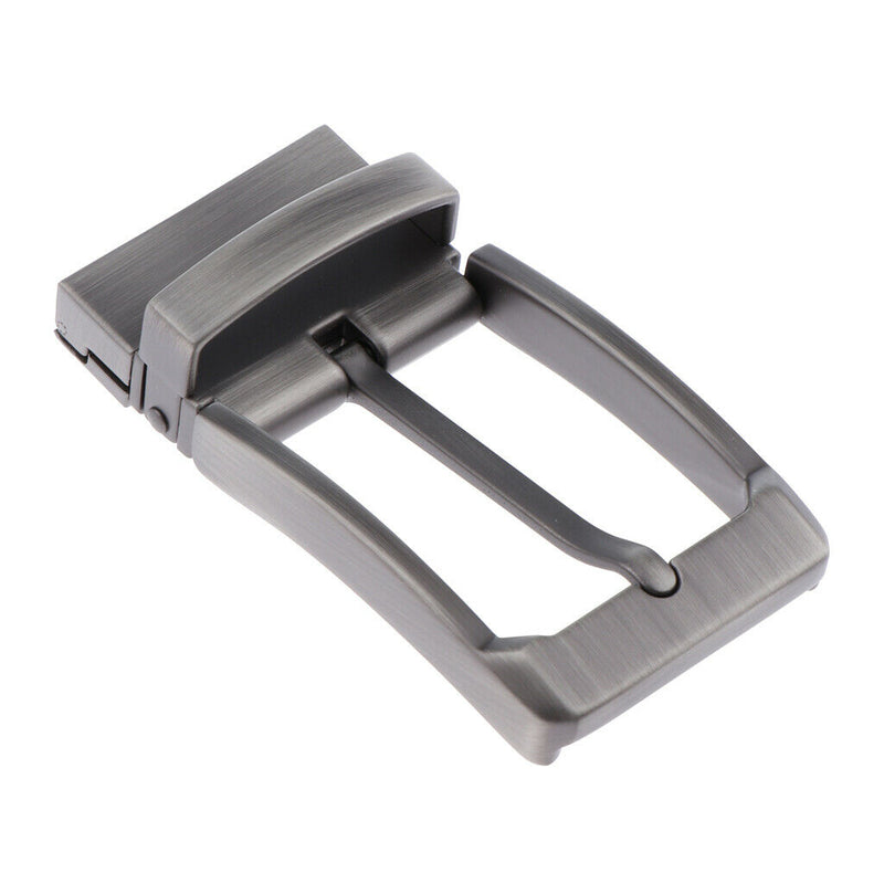 Mens Metal Reversible Belt Buckle Pin Buckle Rectangular Buckle for Casual