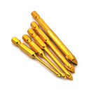 5Pcs Titanium Coated Glass Drill Bit Set 3/4/6/8/10mm With Hex Shank Tools.ES