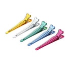 50pcs Colorful Single Prong Alligator Hair Clips Aluminum Flat Hairpins A