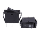 5Pcs SPST On Off Black Snap in Boat Rocker Switch AC250V/15A 125V/20A Z8I1