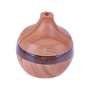 USB 300ml Humidifier Purifier Wood Grain LED Essential Oil Diffuser