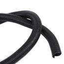 20 Ft 1inch Split Wire Loom Conduit Polyethylene Tubing Black Color Sleeve