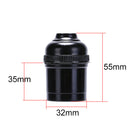 E27 3/4A Light Bulb Lamp Holder Pendant Edison Screw Cap Socket Vint JR