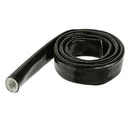 Black Auto Fibreglass Fire Sleeve Heat Shield ID:19MM 3/4"X1M For  Golf