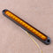 2Pcs Trailer Truck RV 15-LED 9.8" Amber Sealed Turn Signal Brake Tail Light Bar