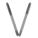 2pcs Straight Fluted Screw Thread Metric Plug Hand Tap Drill Hand M3*0.5mm JR