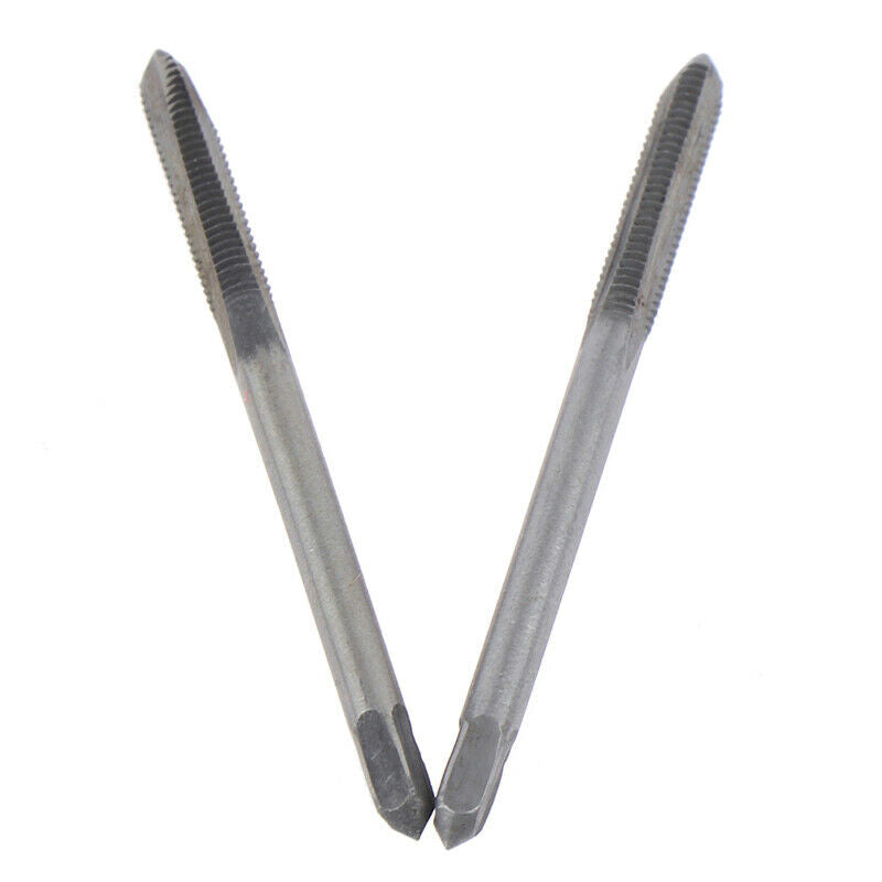 2pcs Straight Fluted Screw Thread Metric Plug Hand Tap Drill Hand M3*0.5mm JR