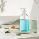 2pcs Large Lotion Bottles Travel Shampoo Containers Pump Refillable Bottles