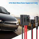 1.5m 30A 6Pin Short Wave Power Cable for Yaesu FT-857D/897D IC-725A/706