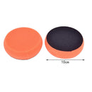 6Pcs Car Wash Wax Sponge Polish Pad Polishing Cleaning Applicator Pad Handle Ew