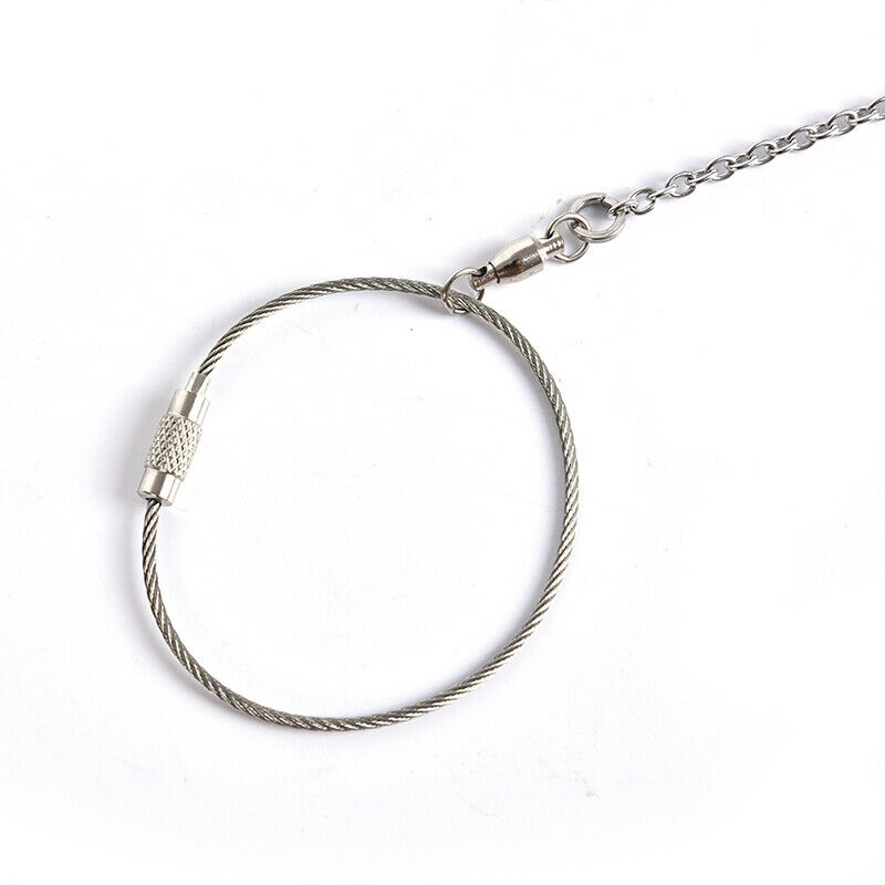 Parrot Leg Ring Ankle Foot Chain Bird Outdoor Flying Training Activity Stand JR