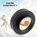 37mm UV Lens Filter with Adapter+Protective Lens Cap for GoPro Hero 3 3+ 4