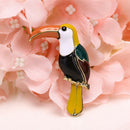 Fashion Enamel Colorful Toucan Bird Shape Animal Brooch Pin Jewelry Bag Decor3C