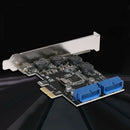 U3N014S PW4 Desktop Front PCIe Transfer USB3.0 19PIN Interface Adapter Card