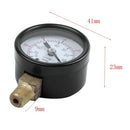 Male Threaded Pneumatic Air Vacuum Pressure Gauge 30/0Hg Z6D6