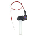 Twist Throttle Accelerator Handle Grips and Cable Set for 7/8inch 50cc 150cc