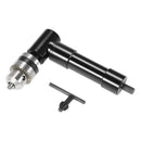 Cordless Right Angle Drill Attachment Adapter With 3/8 inch Keyed Chuck 8mm