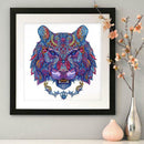 5D DIY Special Shaped Diamond Painting Lion Head Cross Stitch Mosaic Kits