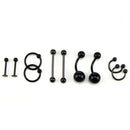 19Pcs/Set Body Piercing Tool Kit Ear Nose Navel Nipple Needles Forcep  Jewelry3C