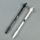 2x Lovely Black Cat Gel Ink Pen Cute Fun Roller Ball Point Fashion Gift School