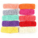10x 1.5inch Crochet Tube Top Tutu Elastic Waistband Headband Hair band ã€NME