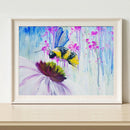 Chrysanthemum Bee 5D Diamond Painting DIY Full Round Drill Rhinestone Craft