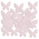 100pcs Cut Out Fabric Butterfly for DIY Bridal Hair Accessories 55mm Pink