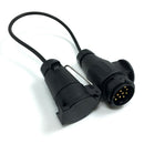 7Pin To 13 Pin Trailer Adapter Lead Converter Cable Wiring Connector Plug Socket