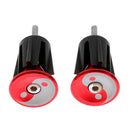 2 Pair Cycle Bike Handlebar End Plugs Bicycle Handle Bar Grips Cap Black Red