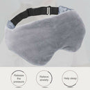 Women Men Sleeping Adjustable Strap Hot Cold Therapy Weighted Eye Patch Zipper
