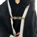 Retro Shawl Clips with Chain - Pack of 4 - Cardigan Sweater Clips Clasp,