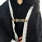 Retro Shawl Clips with Chain - Pack of 4 - Cardigan Sweater Clips Clasp,