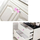 10 Pcs Crystal Glass Cabinet Knobs 30Mm Diamond Shape Drawer Kitchen Cabine N1Y2