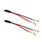 2x H1 LED Headlight Wiring Harness Male Plug Single Diode Converter Wire Cables