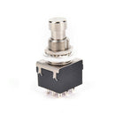 9-pin 3PDT Guitar Effects Pedal Box Stomp Foot Metal Switch True Bypass black Bj