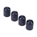 100pcs Car Truck Bike Tire Wheel Air Valve Stem Caps Dust Covers (Black)