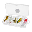 5Pcs Hard Lures Insect Shape Artificial Baits Grasshopper Lures and Minnow Baits