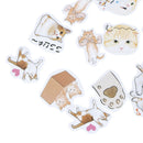 46pcs/box Lose Cat DIY Stationary Stickers Paper Lables Gifts Packaging Decor ES