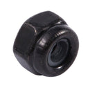 M2 Zinc Plated Nylock Nylon Insert Hex Lock Nuts Black 50pcs