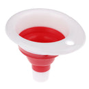 Silicone Gel Foldable Collapsible Oil Water Funnel Hopper Kitchen Cooking To BX