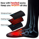 Heated Socks, Battery Powered Socks for Man Women Electric Heated Thermal Socks