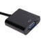 20cm 1080P Micro HDMI to VGA Converter Adapter With Audio Video Cable Fits HDTV