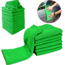 1X Green Microfibre Cleaning Auto Car Detailing Soft Towel Wash Duste Cloth R3C5
