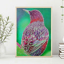 5D DIY Special-shaped Diamond Painting Bird Cross Stitch Embroidery Kit