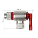 Mini Bicycle Pump Aluminum Alloy Pump Head Portable Emergency Cycling Pump  W5C6