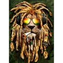 5D DIY Diamond Painting Full Drill Lion Cross Stitch Mosaic Kits Home Decor A