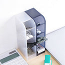 Multi-Function 4 Grids Desktop Storage Box Make Up Cosmetic Holder Desk Pen T9V2