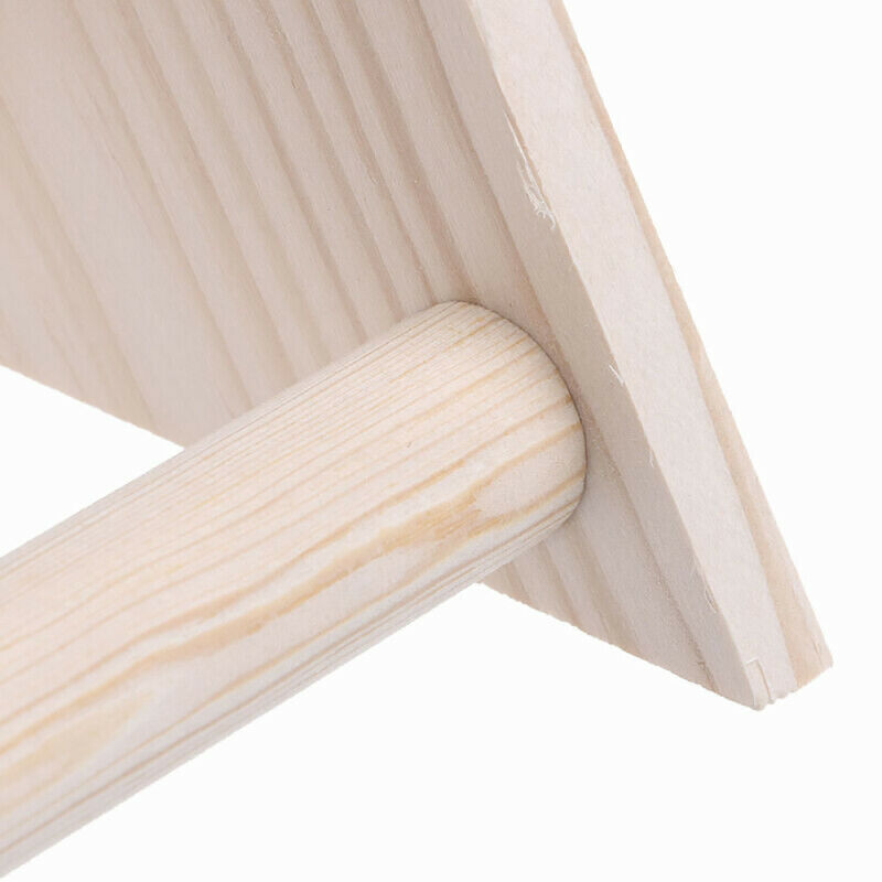 Funny Parrot Bird Perch Stand Play Toys Gym Wooden Activity Table Top Playstand