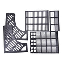 3 Section Paper Book Storage Organizer Folder Magazine File Case Office Folder &