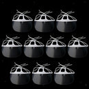 Clear Safety Face Shield and 10x Clear Mouth Shield Cover Protection Kitchen